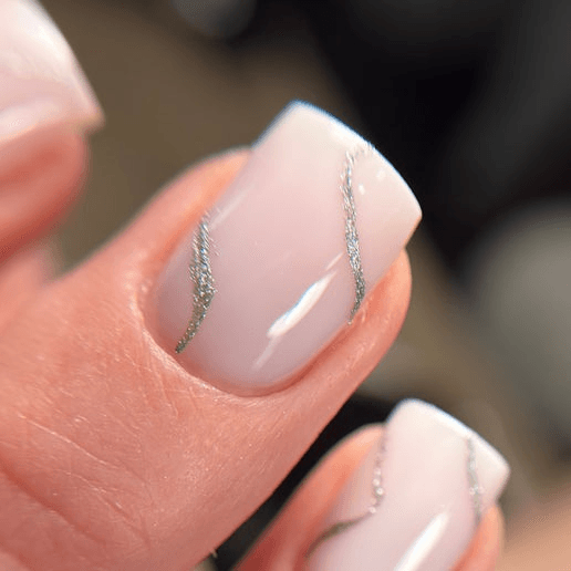 Nail Art ( chrome effect )