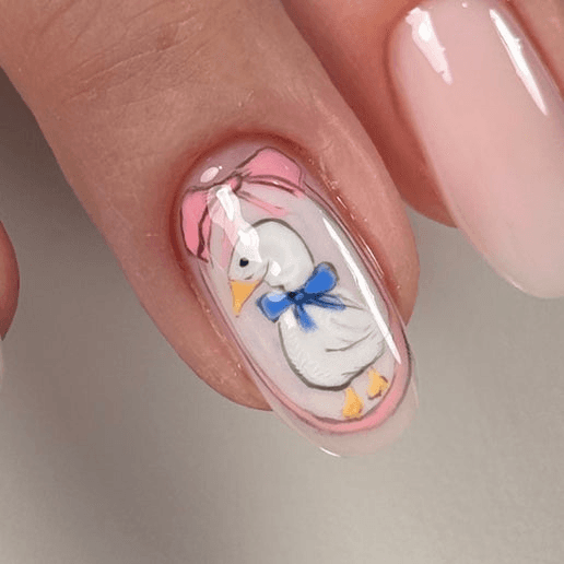 + Nail Art (Hand-painted design)