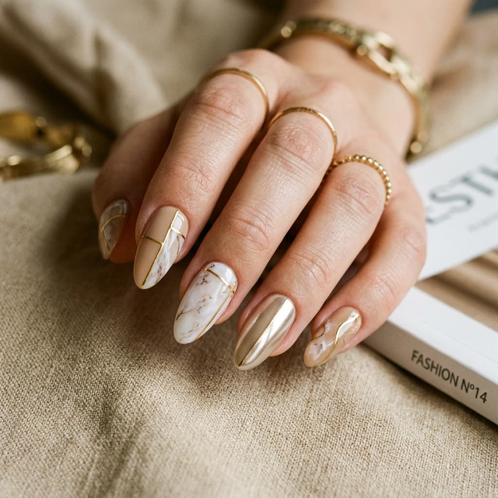 Minimalist Gold Lines